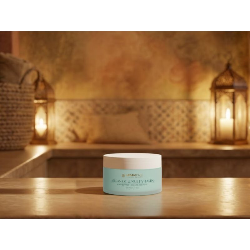 Arganicare Body Butter Argan Oil & Multivitamins tělové máslo s arganovým olejem 250 ml (obrázek 3)