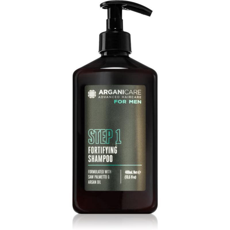 Arganicare For Men Fortifying Shampoo posilňujúci šampón pre mužov 400 ml
