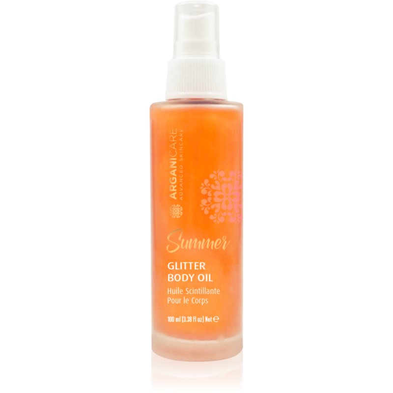 Arganicare Summer Glitter Body Oil shimmering dry oil for body and hair 100 ml