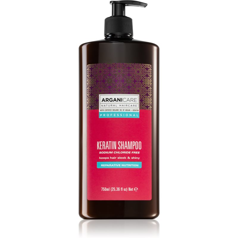Arganicare Keratin Shampoo regeneráló sampon 750 ml