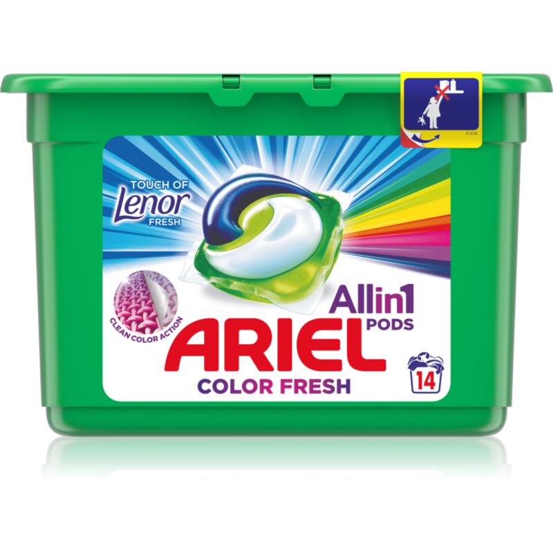 Ariel Color Touch Of Lenor kapsule za pranje 14 kos