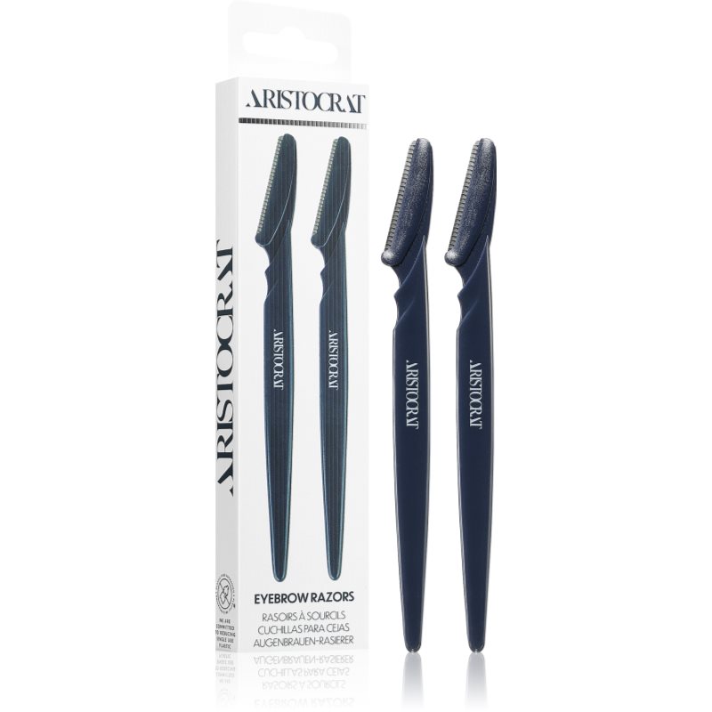 Aristocrat Eyebrow Razors scheermes voor Wenkbrauwen 2 st