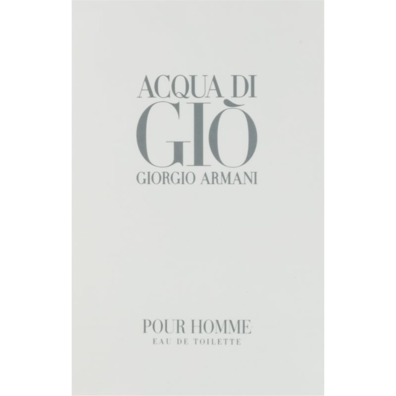 

Armani Acqua di Giò Pour Homme туалетна вода пробник для чоловіків