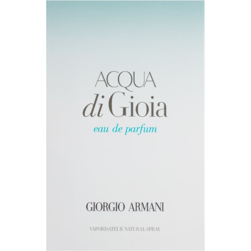 

Armani Acqua di Gioia парфумована вода пробник для жінок