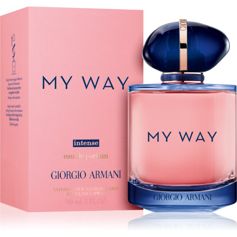 Armani My Way Intense Eau De Parfum Refillable For Women 90 Ml