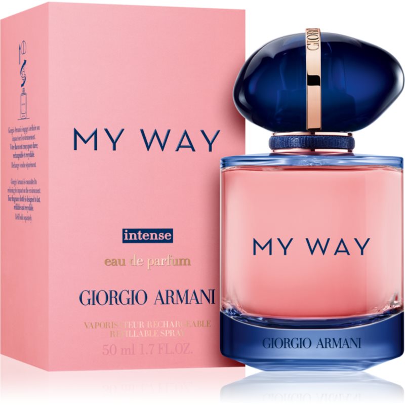 Armani My Way Intense Eau De Parfum Refillable For Women 50 Ml