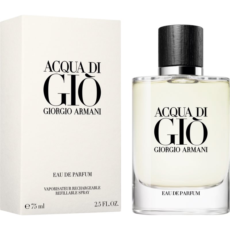 Armani Acqua Di Giò Pour Homme парфумована вода з можливістю повторного наповнення для чоловіків 75 мл