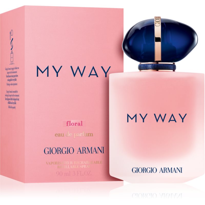 Armani My Way Floral Eau De Parfum Rechargeable Pour Femme 90 Ml