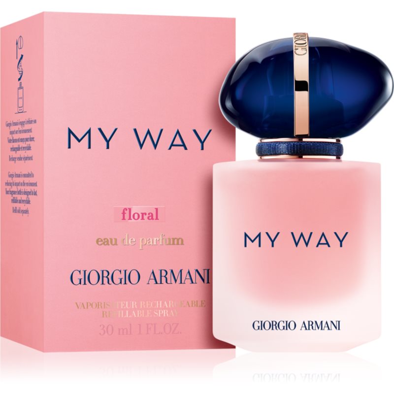 Armani My Way Floral Eau De Parfum Refillable For Women 30 Ml