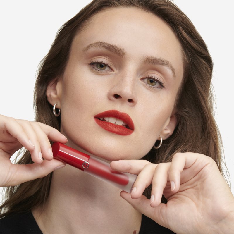 Armani Lip Maestro Satin matter, feuchtigkeitsspendender und flüssiger Lippenstift Farbton 12 Secret Date 6.5 ml (Bild 5)