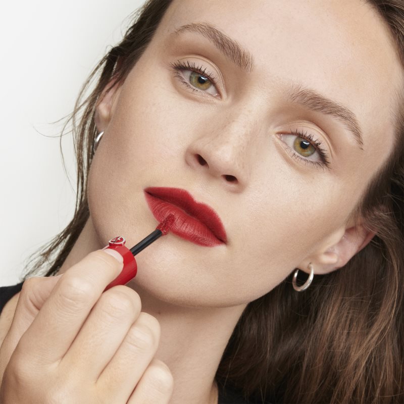 Armani Lip Maestro Satin matter, feuchtigkeitsspendender und flüssiger Lippenstift Farbton In Love 6.5 ml (Bild 4)