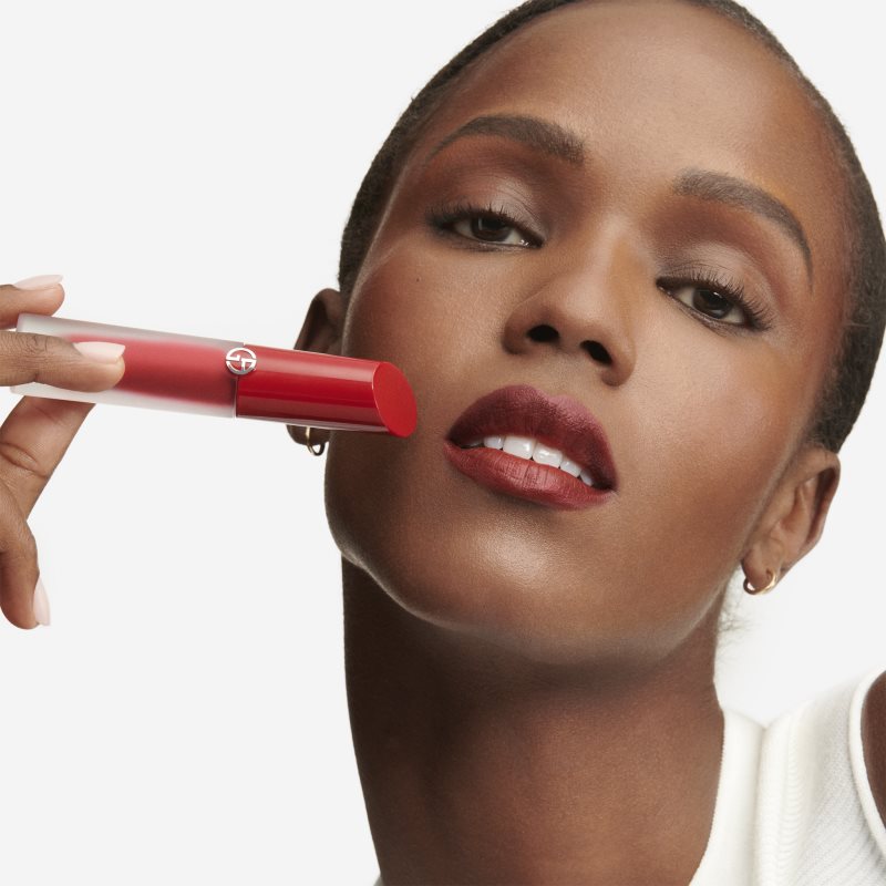 Armani Lip Maestro Satin matter, feuchtigkeitsspendender und flüssiger Lippenstift Farbton In Love 6.5 ml (Bild 5)