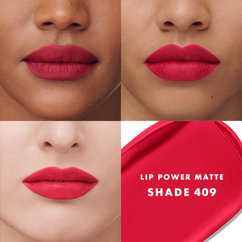 Armani Lip Power Matte Mattierender Lippenstift Farbton 409 Electric 3.1 g (Bild 4)