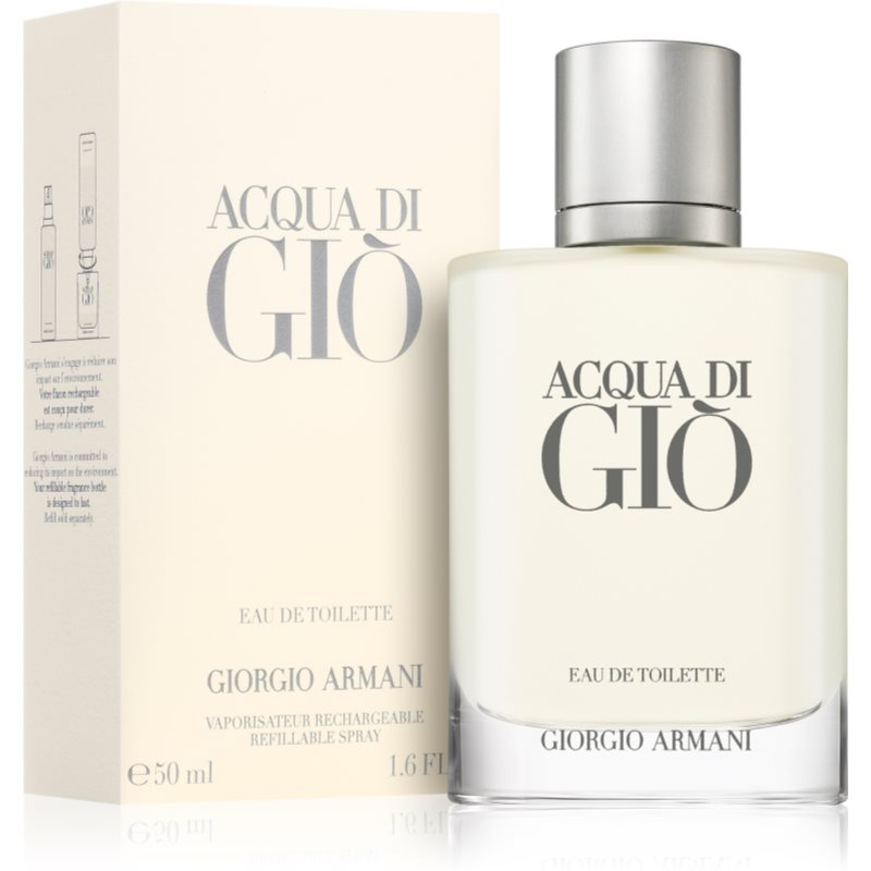 Armani Acqua Di Giò Eau De Toilette Rechargeable Pour Homme 50 Ml