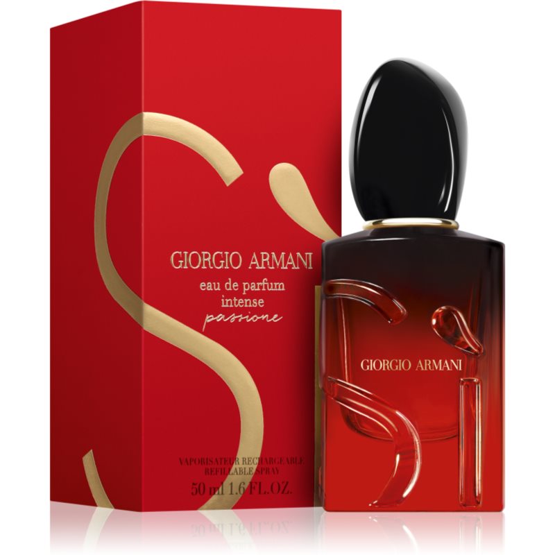 Armani Sì Passione Intense парфумована вода з можливістю повторного наповнення для жінок 50 мл