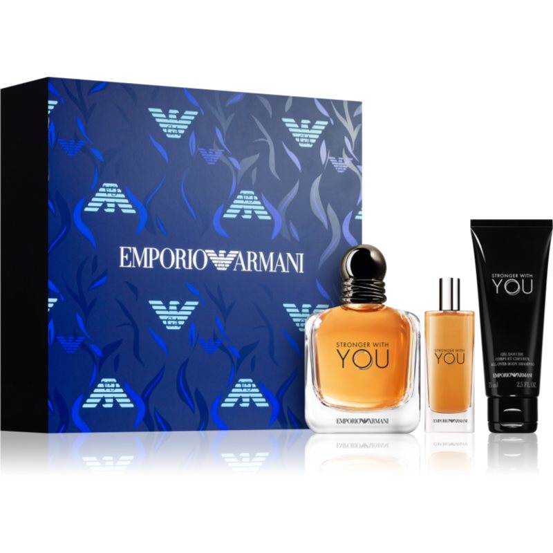 Armani Emporio Stronger With You gift set for men
