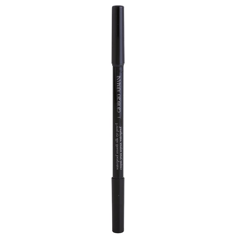 Armani Smooth Silk Waterproof Eye Pencil Wasserfester Eyeliner mit einem Applikator Farbton 01 Black 1.2 g (Bild 4)