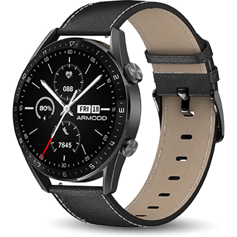 ARMODD Silentwatch 5 Pro смарт-годинник колір Black/Leather 1 кс