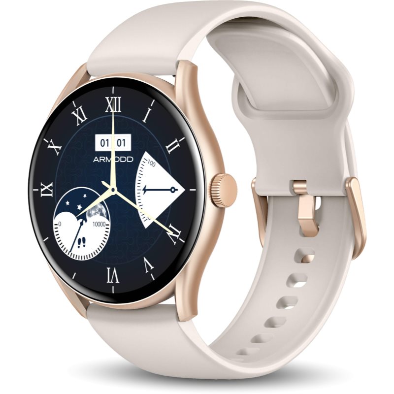 E-shop ARMODD Roundz 5 chytré hodinky barva Gold/White 1 ks