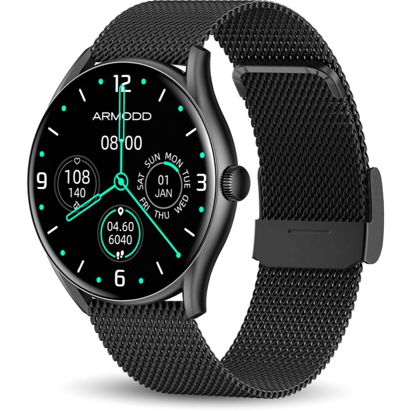 E-shop ARMODD Roundz 5 chytré hodinky barva Black/Metal 1 ks