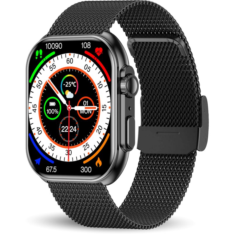 E-shop ARMODD Squarz 12 Ultimate chytré hodinky barva Black/Metal 1 ks