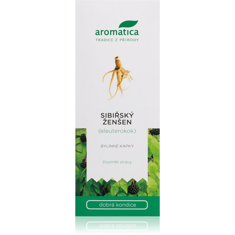 Aromatica Tradícia z prírody Sibírsky ženšen dobrá kondícia doplnok stravy na podporu vitality 50 ml