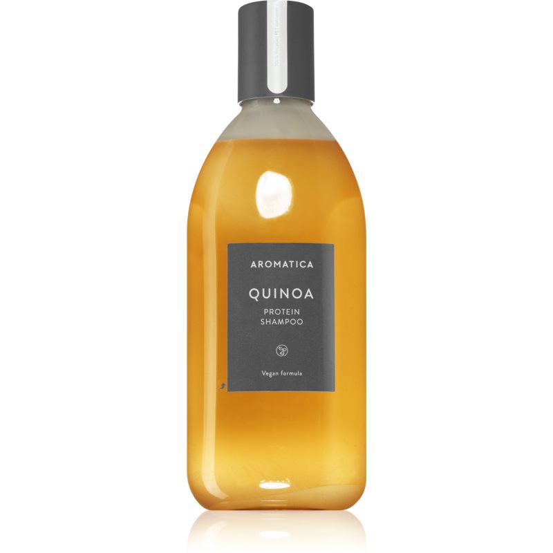 AROMATICA Quinoa Protein gilaus poveikio regeneruojamasis šampūnas 400 ml