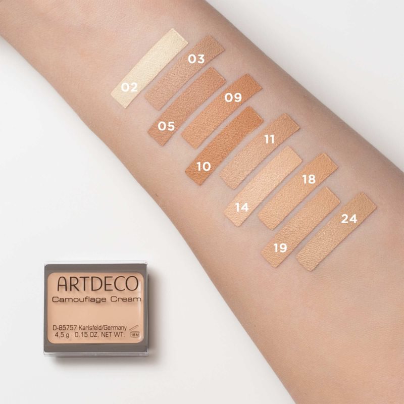 ARTDECO Camouflage Waterproof Cover Cream For All Skin Types Shade 492.3 Iced Coffee 4,5 G