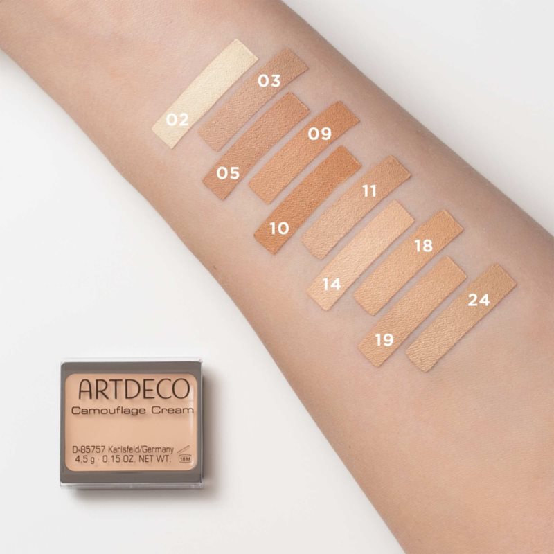 ARTDECO Camouflage Waterproof Cover Cream For All Skin Types Shade 492.9 Soft Cinnamon 4,5 G