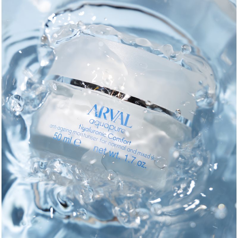 Arval Aquapure Crème Hydratante Anti-âge Pour Peaux Normales à Mixtes 50 Ml