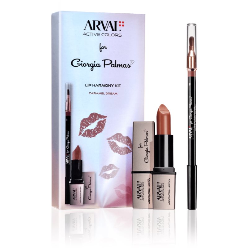 Arval Arval THE LIP HARMONY KIT Caramel Dream σετ μακιγιάζ για γυναίκες