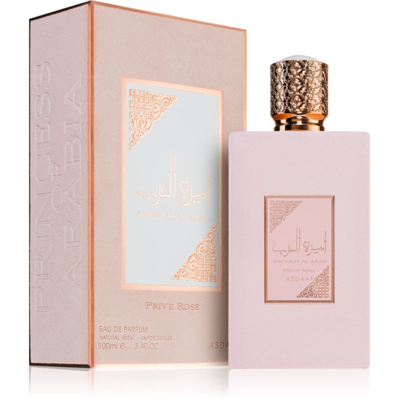 Asdaaf Ameer Al Arab Prive Rose Eau De Parfum For Women 100 Ml