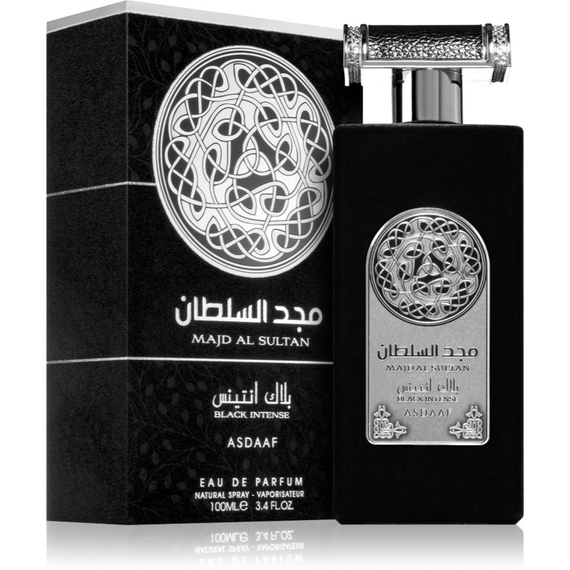 Asdaaf Majd Al Sultan Black Intense Eau De Parfum Unisex 100 Ml