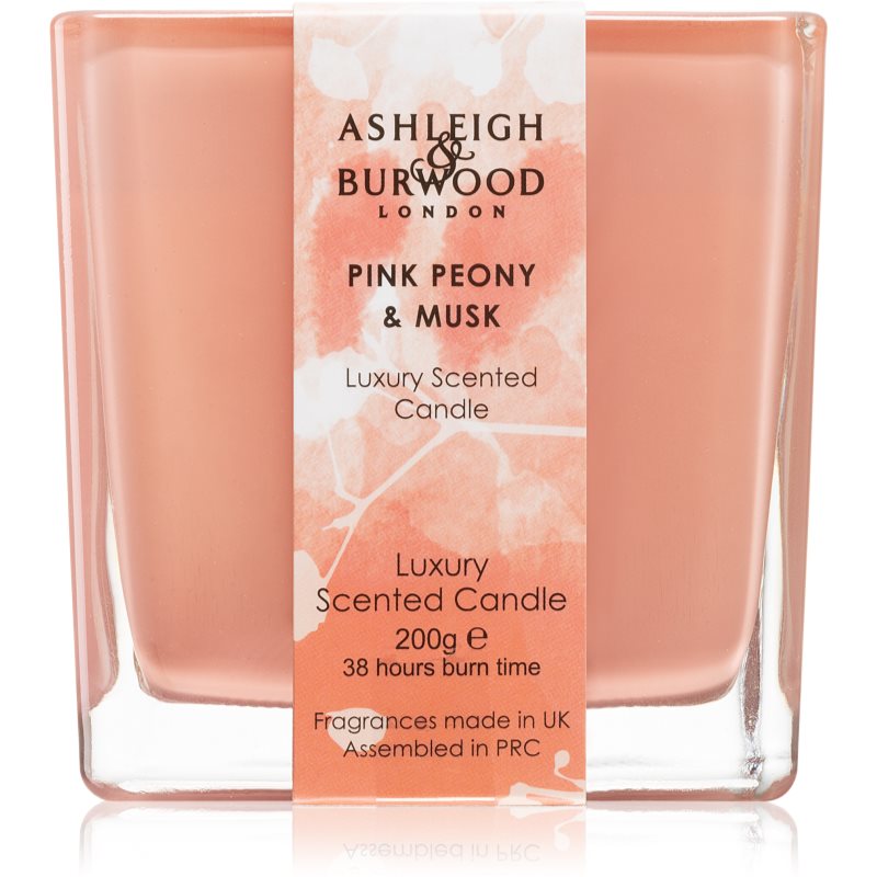 Ashleigh & Burwood London Life In Bloom Pink Peony & Musk Scented Candle 200 G