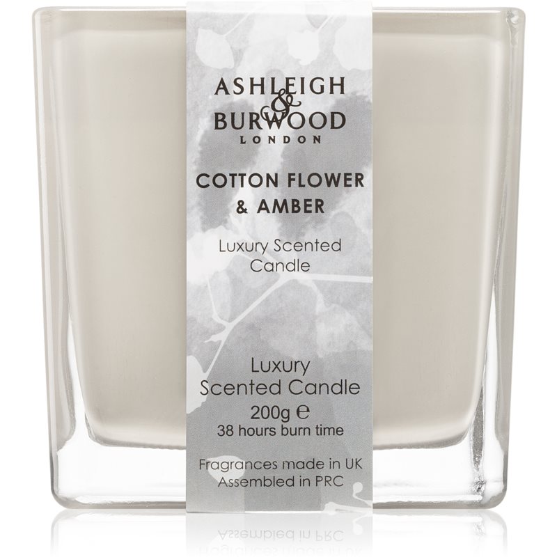 Ashleigh & Burwood London Life in Bloom Cotton Flower & Amber scented candle 200 g