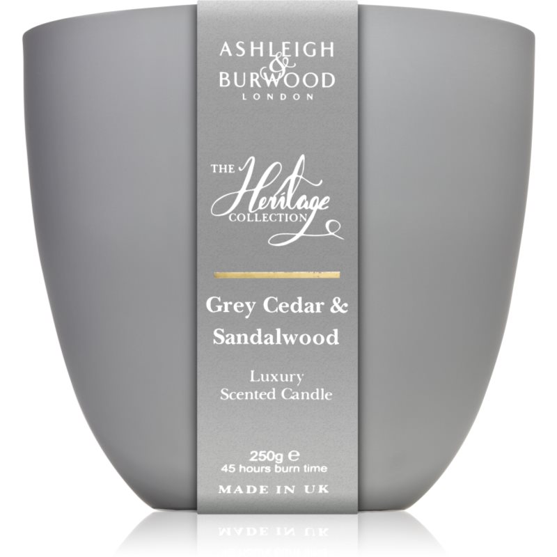 Ashleigh & Burwood London The Heritage Collection Grey Cedar & Sandalwood Scented Candle 250 G