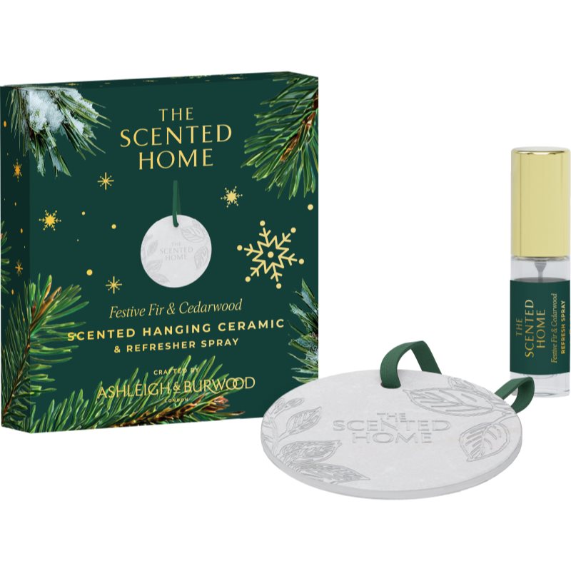 Ashleigh & Burwood London The Scented Home Festive Fir & Cedarwood gift set 1 pc