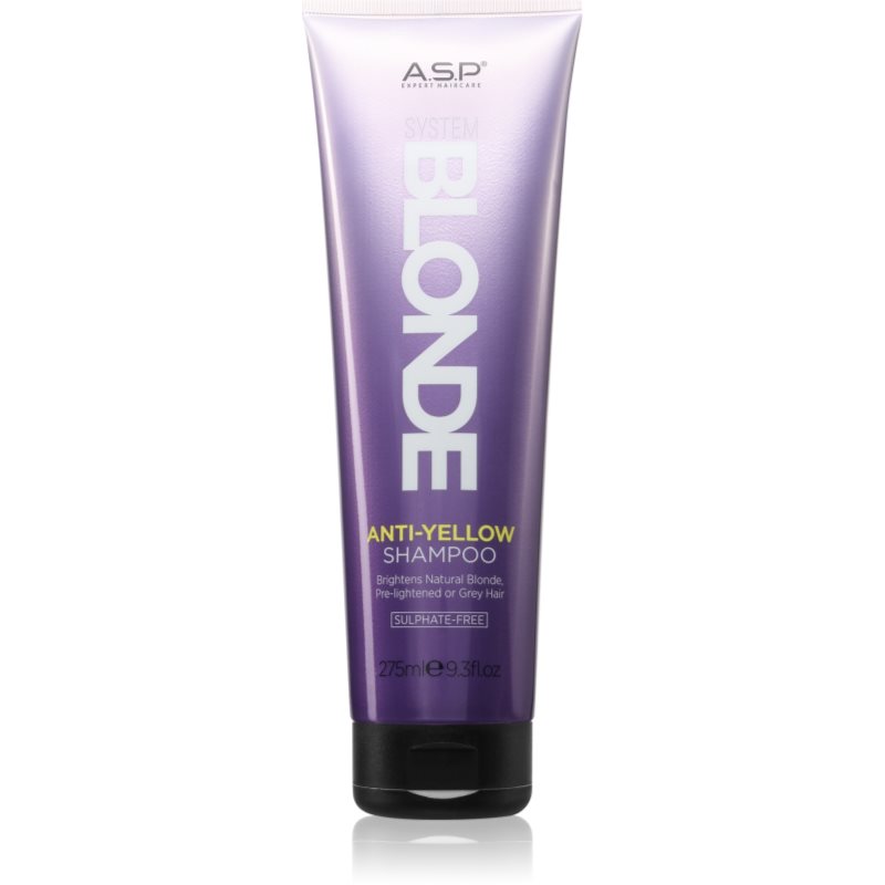 Фото - Шампунь Salon Professional ASP System Blonde Anti-Yellow szampon rozświetlający do blond i siwych włosów 275 ml 