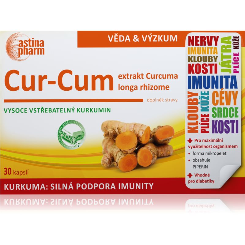 Astina Cur-Cum kapsuly na podporu imunitného systému 30 cps