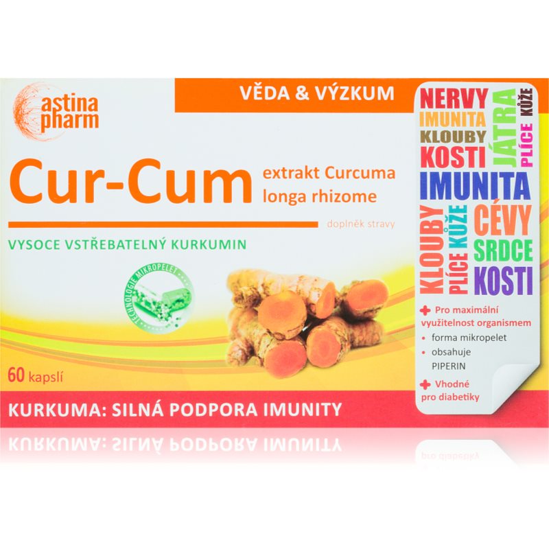 Astina Cur-Cum kapsuly na podporu imunitného systému 60 cps