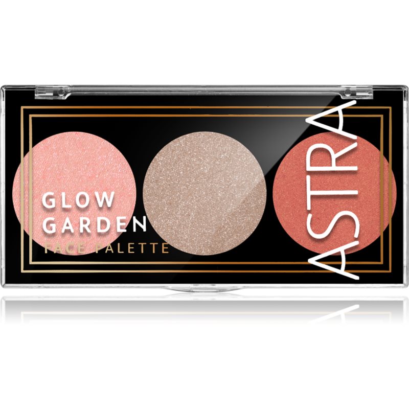 Astra Make-up Palette Glow Garden Highlighter-Palette Farbton Unconvential Sakura 7,5 g