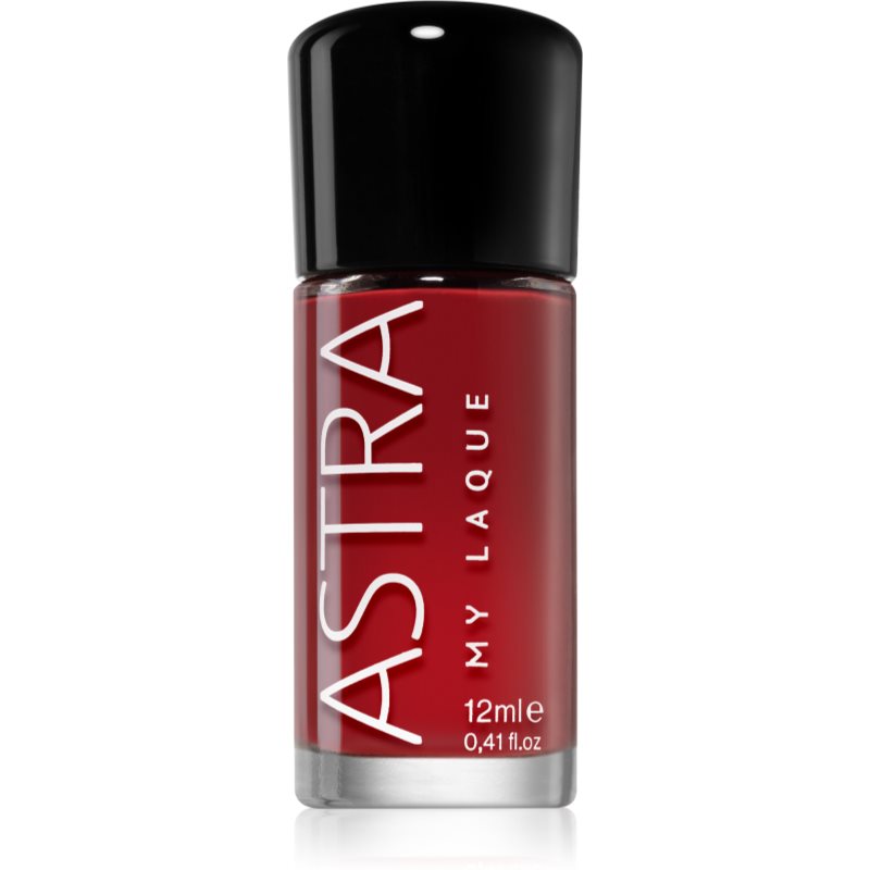 Astra Make-up My Laque 5 Free високостійкий лак для нігтів відтінок 22 Poppy Red 12 мл