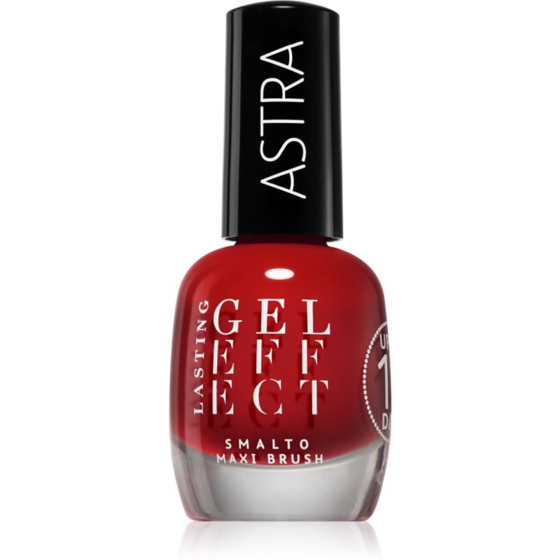 Astra Make-up Lasting Gel Effect Long-lasting Nail Polish Shade 12 Rouge Passion 12 Ml