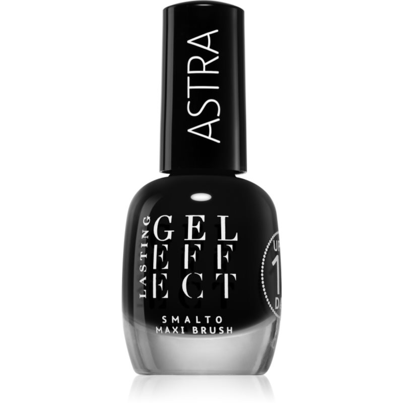 Astra Make-up Lasting Gel Effect long-lasting nail polish shade 24 Noir Fonce 12 ml
