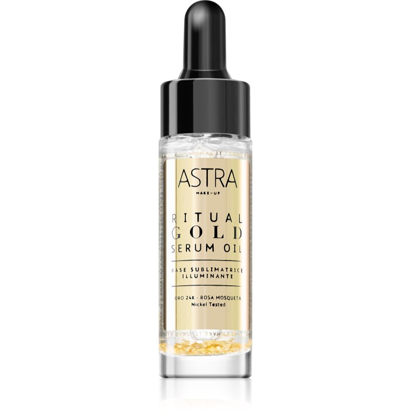 

Astra Make-up Ritual Gold Serum Oil роз'яснююча основа для макіяжу з золотом 24 карата
