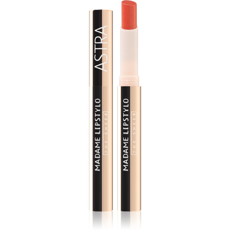 Astra Make-up Madame Lipstylo The Sheer Gloss Lipstick For Lip Volume Shade 02 Voilà Le Nude 2 G