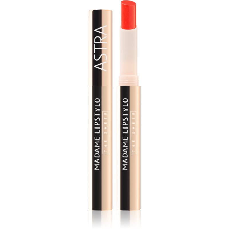 Astra Make-up Madame Lipstylo The Sheer Gloss Lipstick For Lip Volume Shade 03 Corail Chèrie 2 G