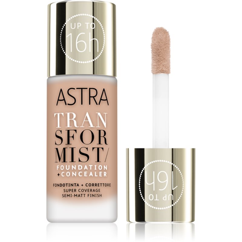 Astra Make-up Transformist tartós alapozó árnyalat 004N Amber 18 ml