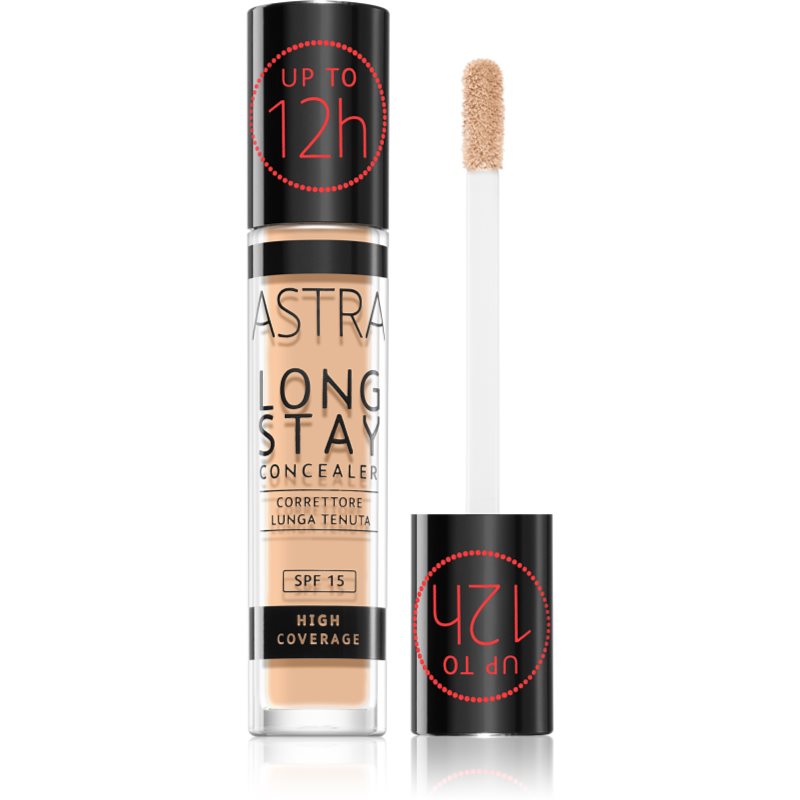 Astra Make-up Long Stay консилер SPF 15 відтінок 002N Nude 4,5 мл