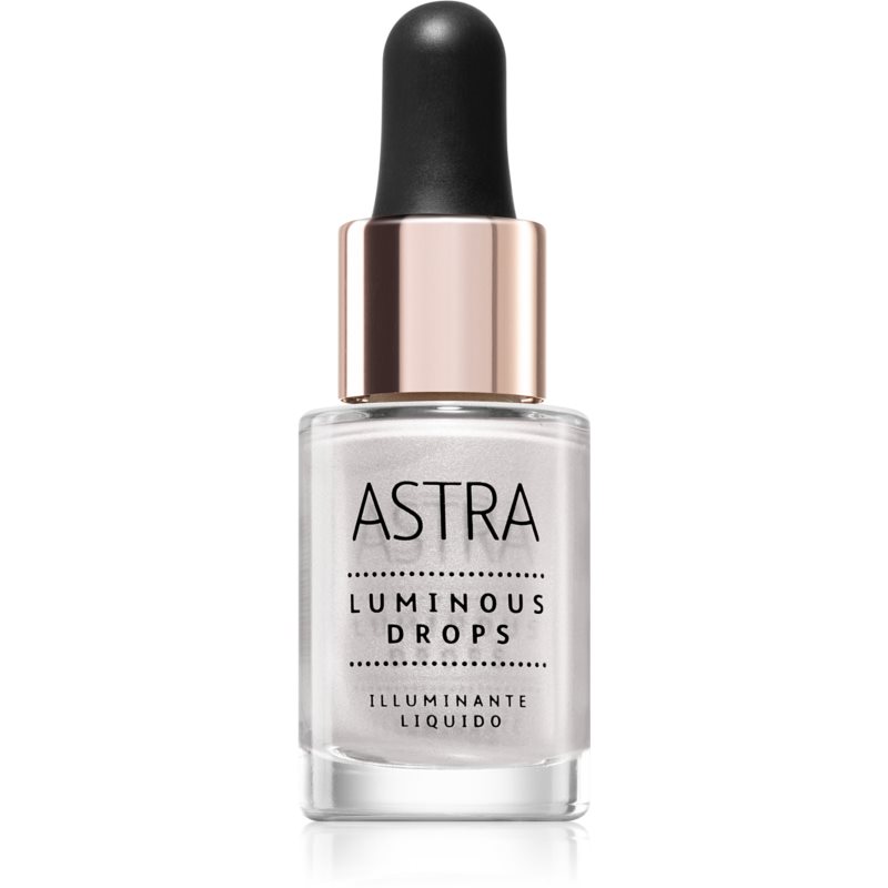 Astra Make-up Luminous Drops skysta švytėjimo suteikianti priemonė atspalvis 01 Magic Perlage 15 ml